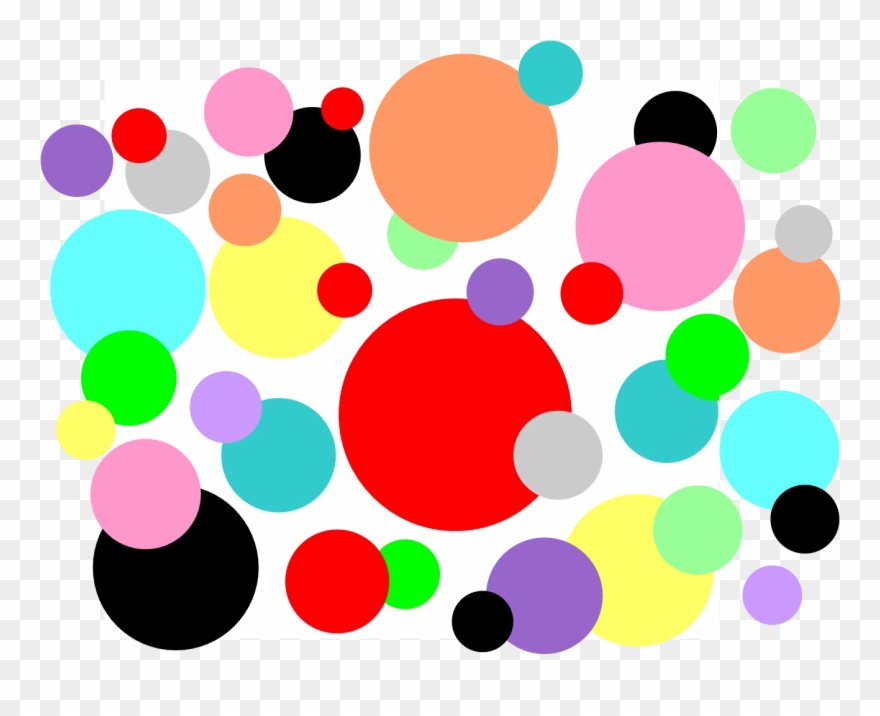 Dots Circles Pinterest - Color Scheme Clipart
