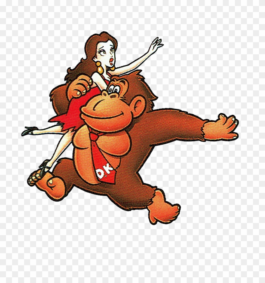 Donkey Kong And Pauline Clipart Mario Vs - Super Mario Donkey Kong Pauline - Png Download