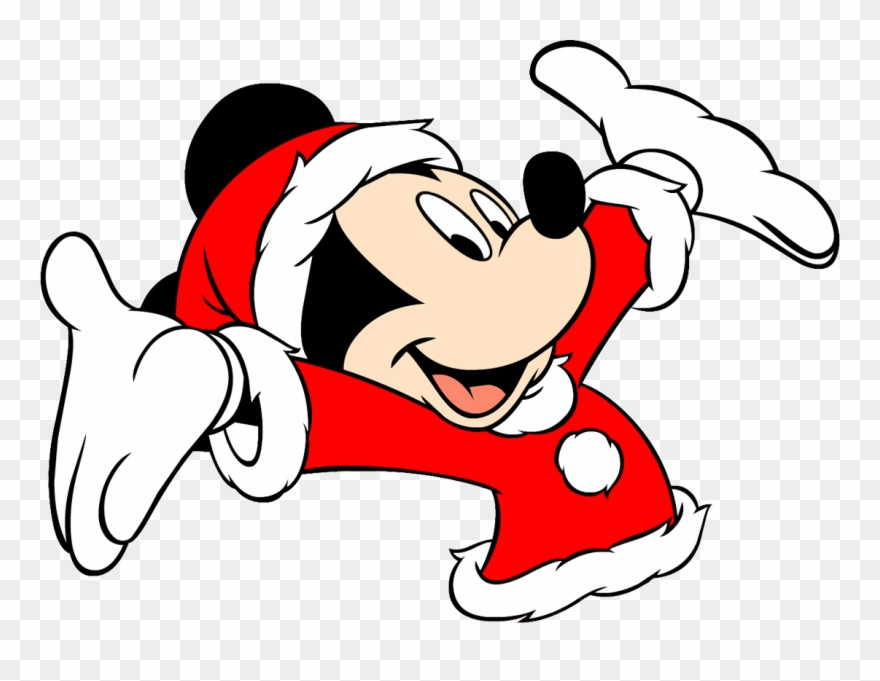 Mickey Mouse Is A Funny Animal Cartoon Character And - Mickey Mouse Christmas Clipart