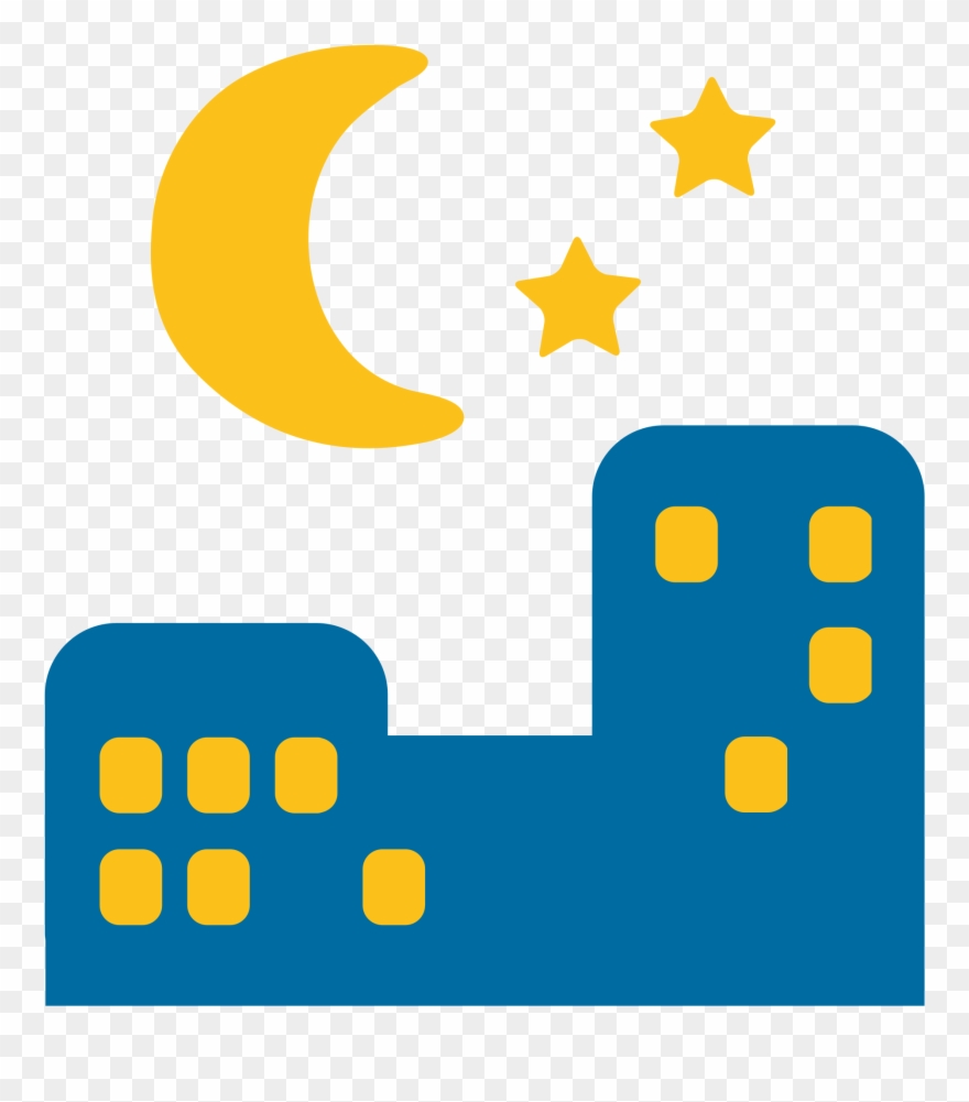 Open - Night Emoji Clipart