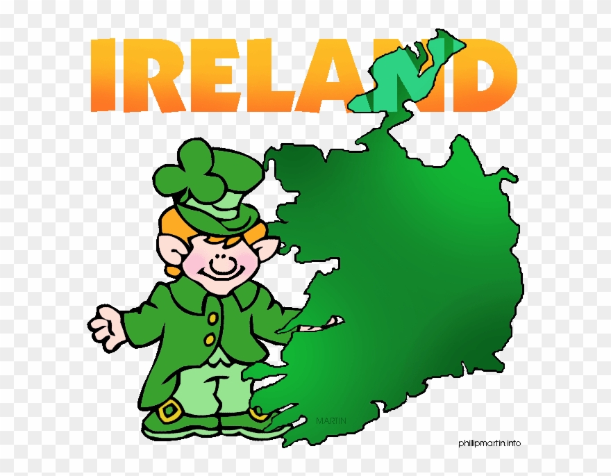 Irish Clip Art Ireland Map Clipart Kid - Map Ireland Clip Art - Png Download