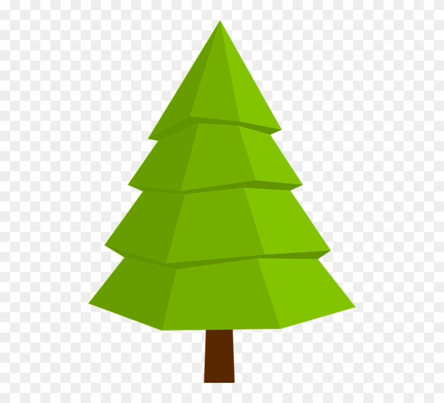 Transparent Christmas Tree Icon Free Clipart