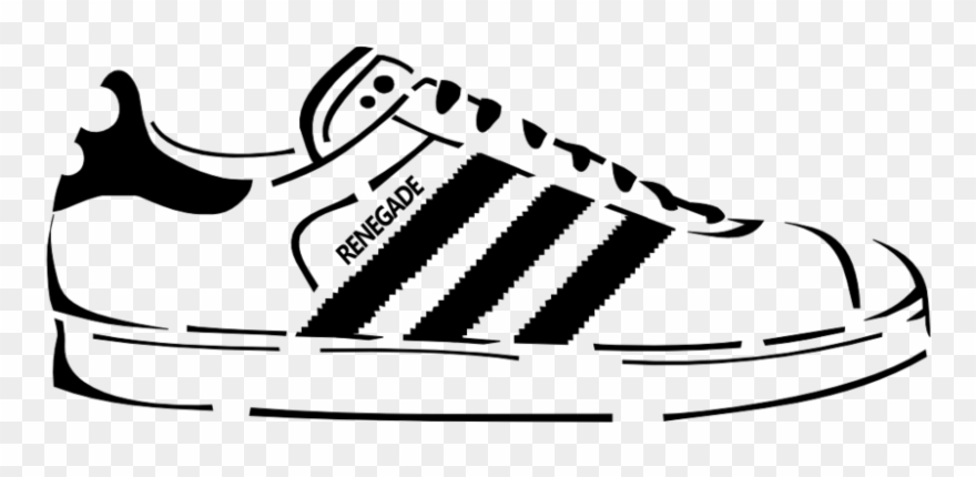Yeezy Vector Adidas Clip Art Royalty Free Download - Adidas Stencil - Png Download