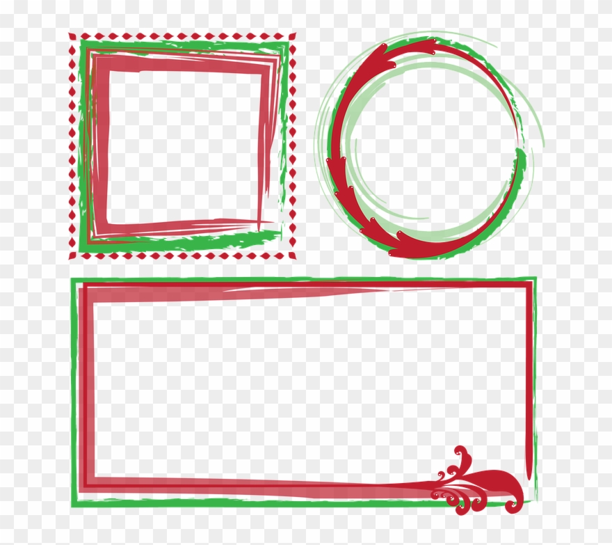 Transparent Christmas Frame Png Clipart