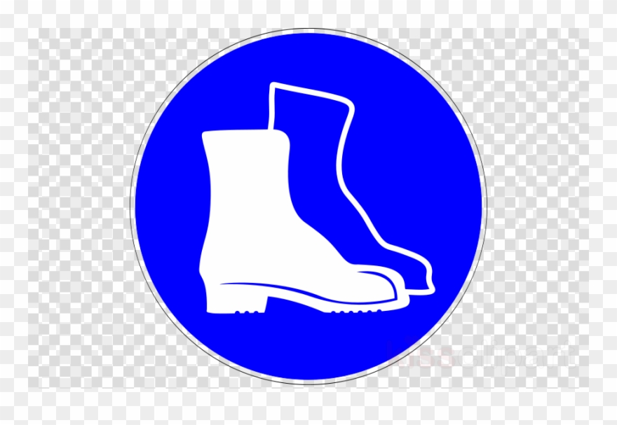 Boots Safety Sign Clipart Steel-toe Boot Personal Protective - White Snapchat Icon Png Transparent Png