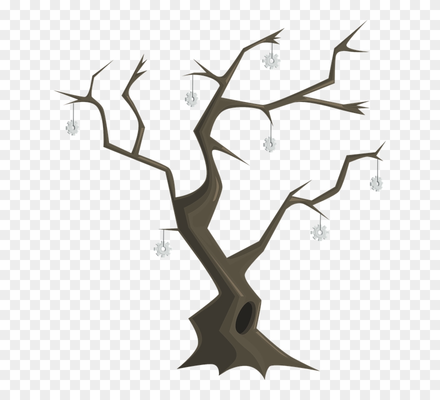 Dead Tree Clipart 27, Buy Clip Art - Vetor Arvore Seca - Png Download