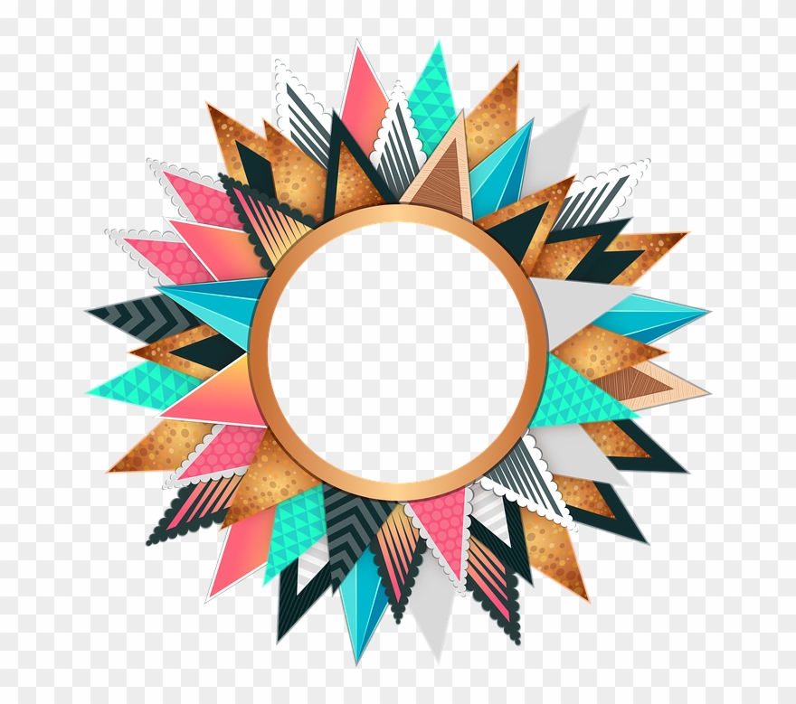 Circle Shape Cliparts 15, Buy Clip Art - Colorful Circle Border Png Transparent Png