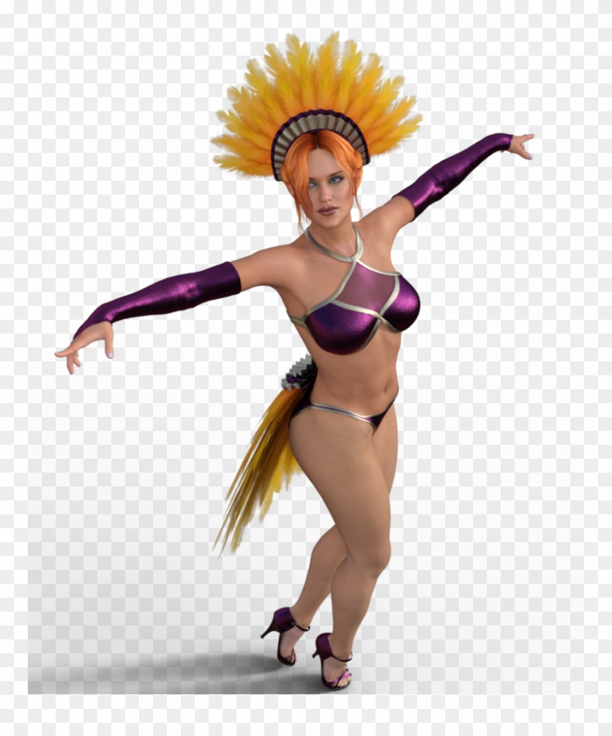 Dance - Costume - Showgirl Png Clipart