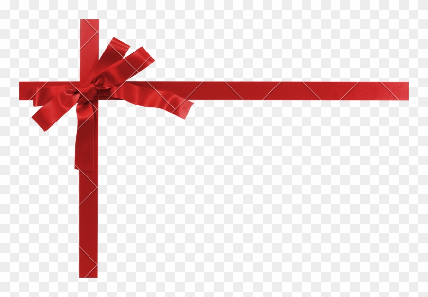 Gift Ribbon Png Clip Download - Red Gift Bow Transparent Png