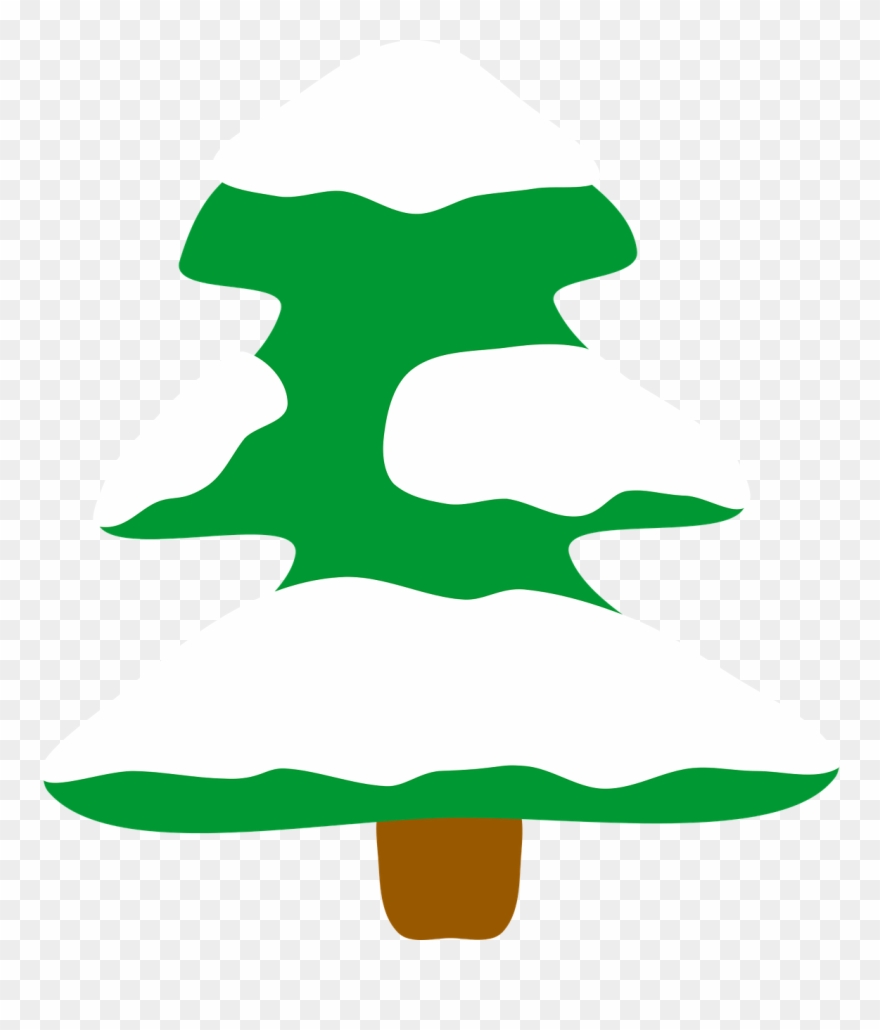 Snowy Christmas Tree Png Image - ต้นไม้ หิมะ Png Clipart