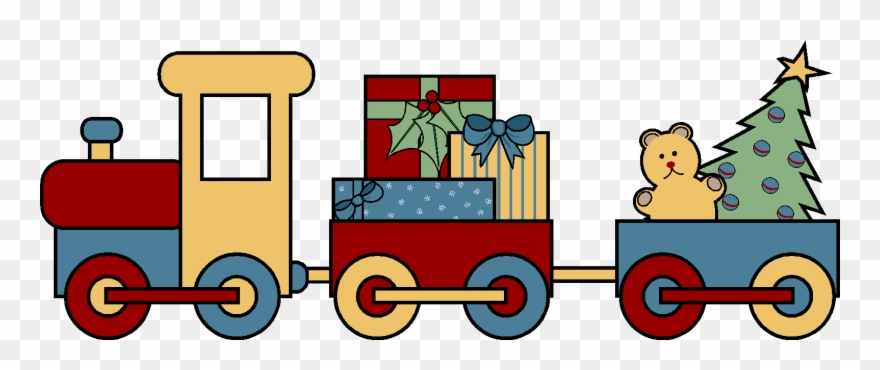Train With Toys Clip Art - Png Download