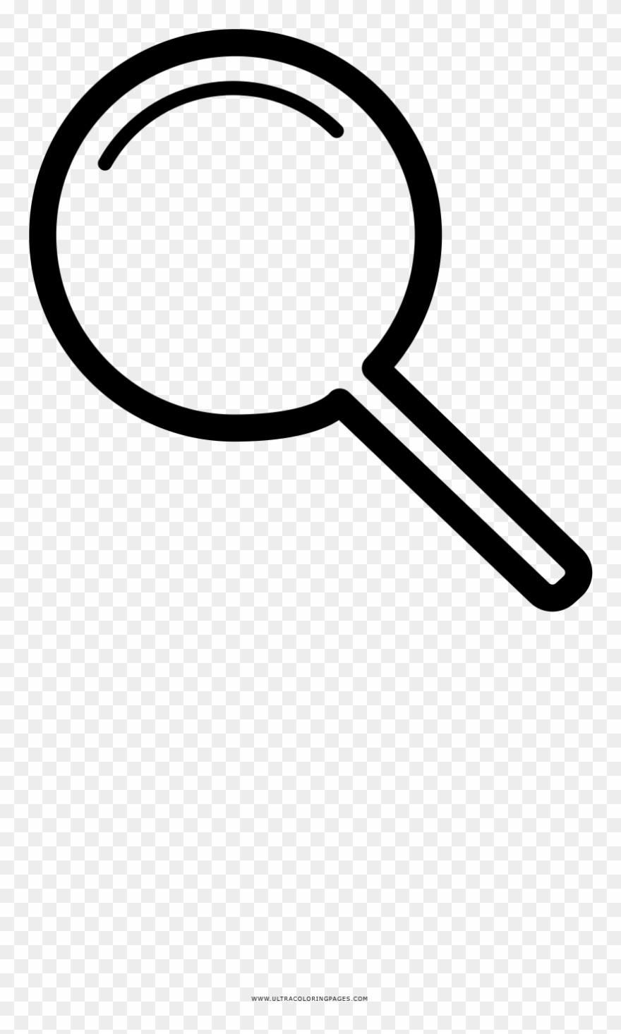 Coloring Book Clip Art - Dibujo Lupa - Png Download