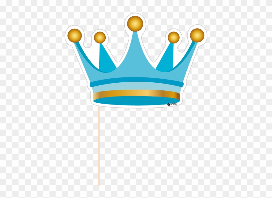 Booth Props Blue Crown Clipart Clothing Accessories - Crown For Photo Booth - Png Download