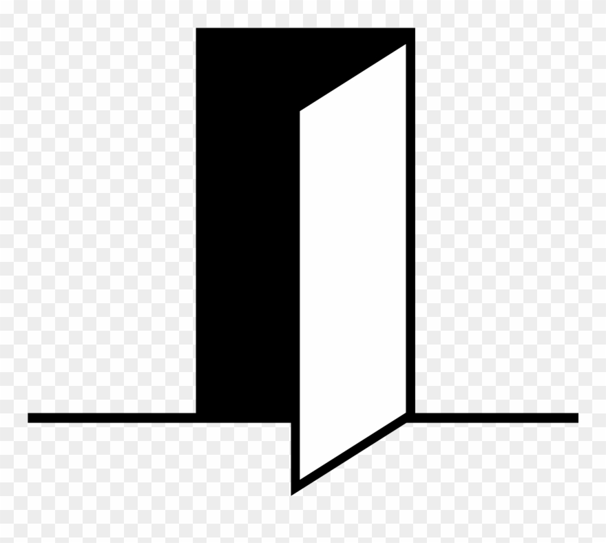 Open - Open Door Icon Vector Png Clipart