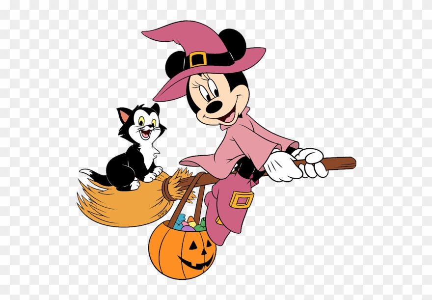 Download Minnie Mouse Witch Clipart Minnie Mouse Mickey - Minnie Mouse Halloween Clipart - Png Download