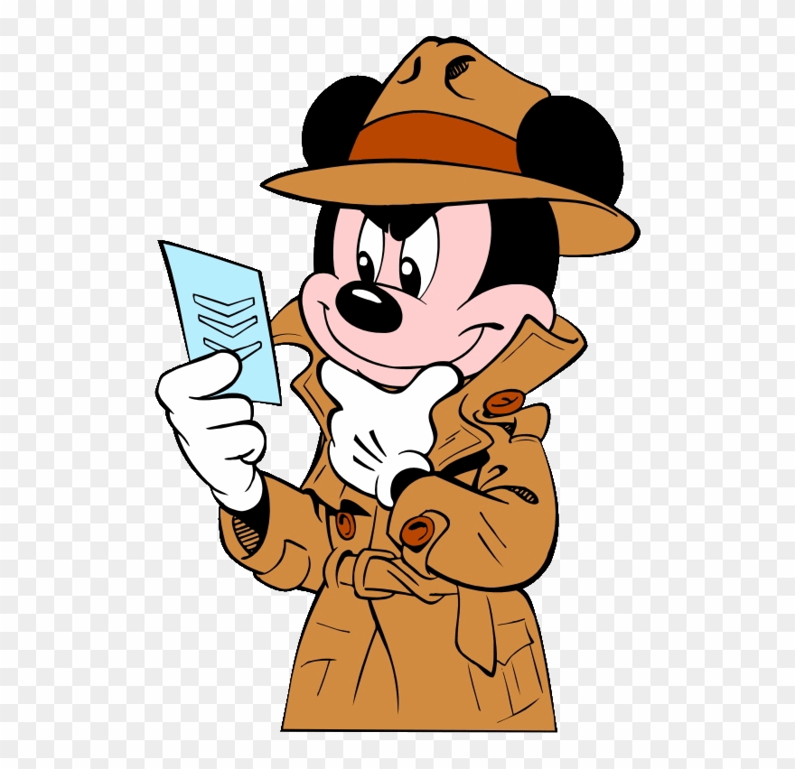 Mickey Mouse Detective Clipart Mickey Mouse Detective - Mickey Mouse Sherlock Holmes - Png Download