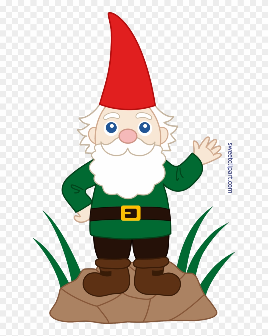 Garden Gnome Clip - Transparent Gnome Clip Art - Png Download