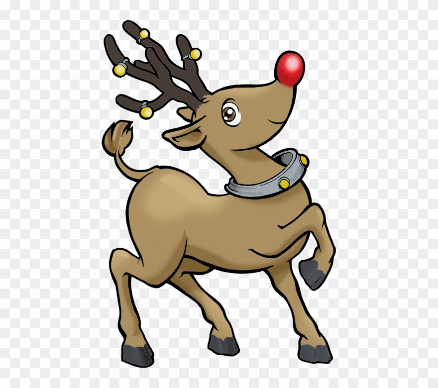 Reindeer Clip Art Free - Png Download