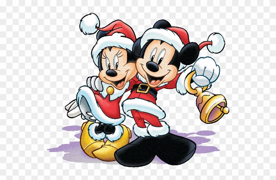 Santa Clipart - Mickey Mouse Christmas - Png Download