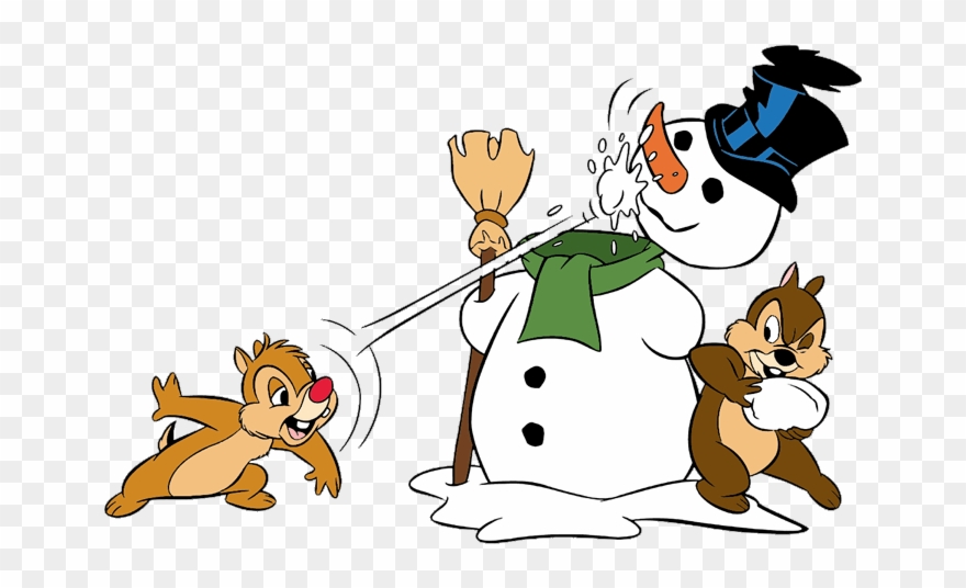 Winter Clipart Winter Clipart - Chip And Dale Winter - Png Download