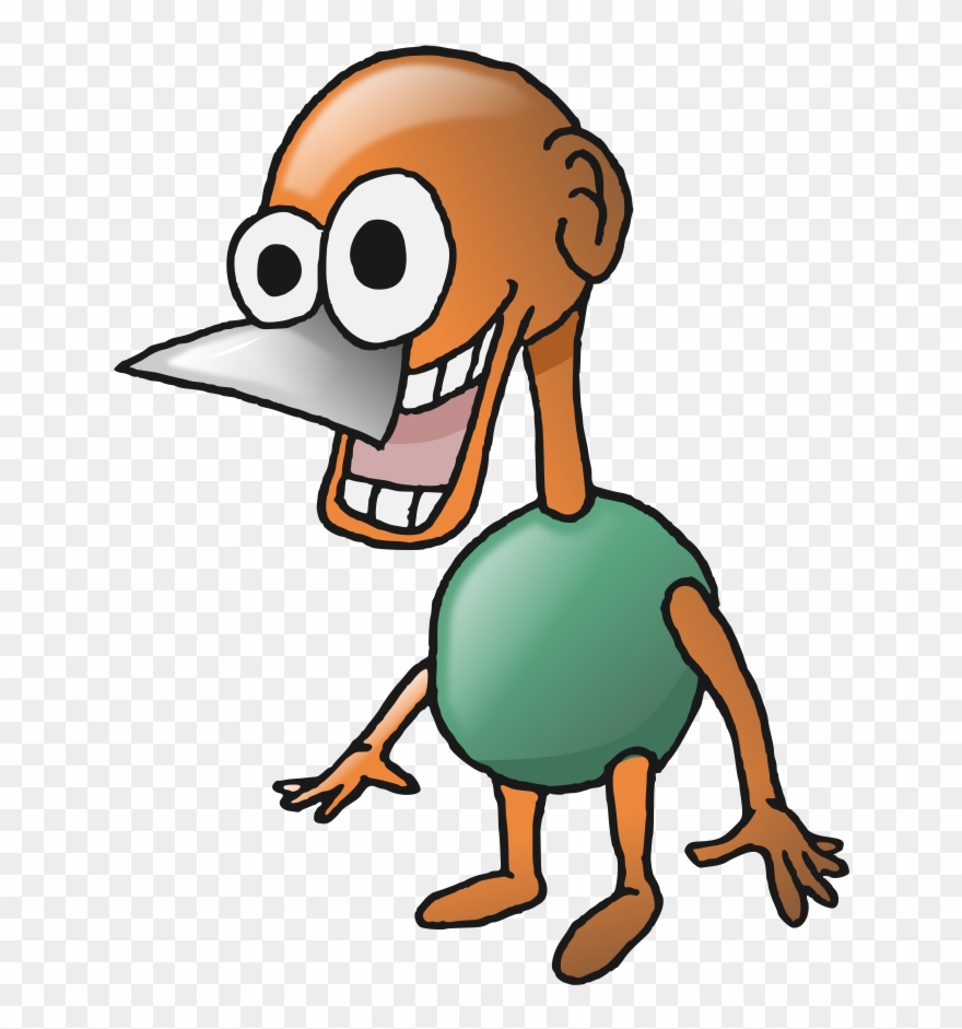 Orange Alien Cartoon Character Alien Vector, Royalty - Cartoon Clipart