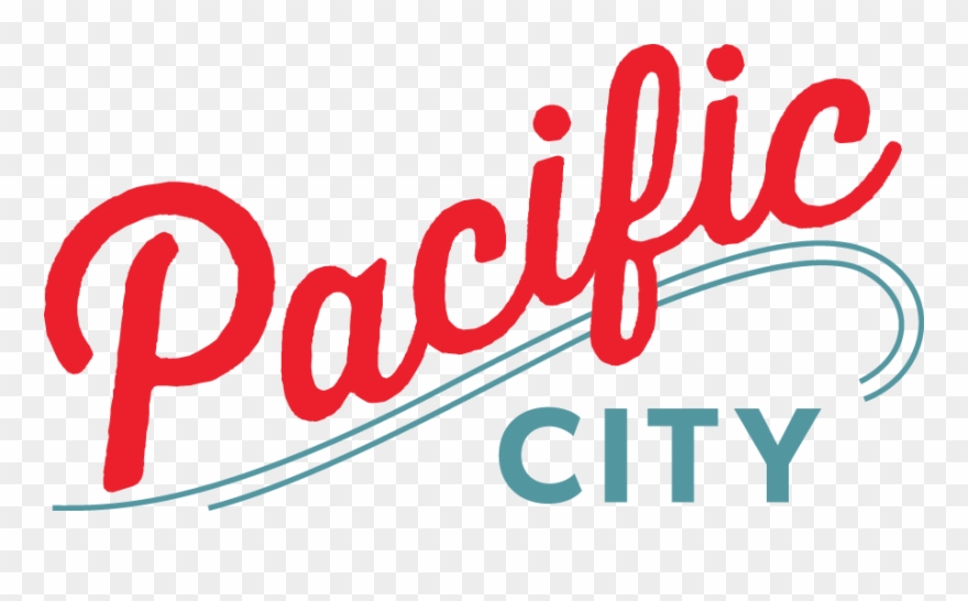 Pacific City Huntington Beach Logo Clipart