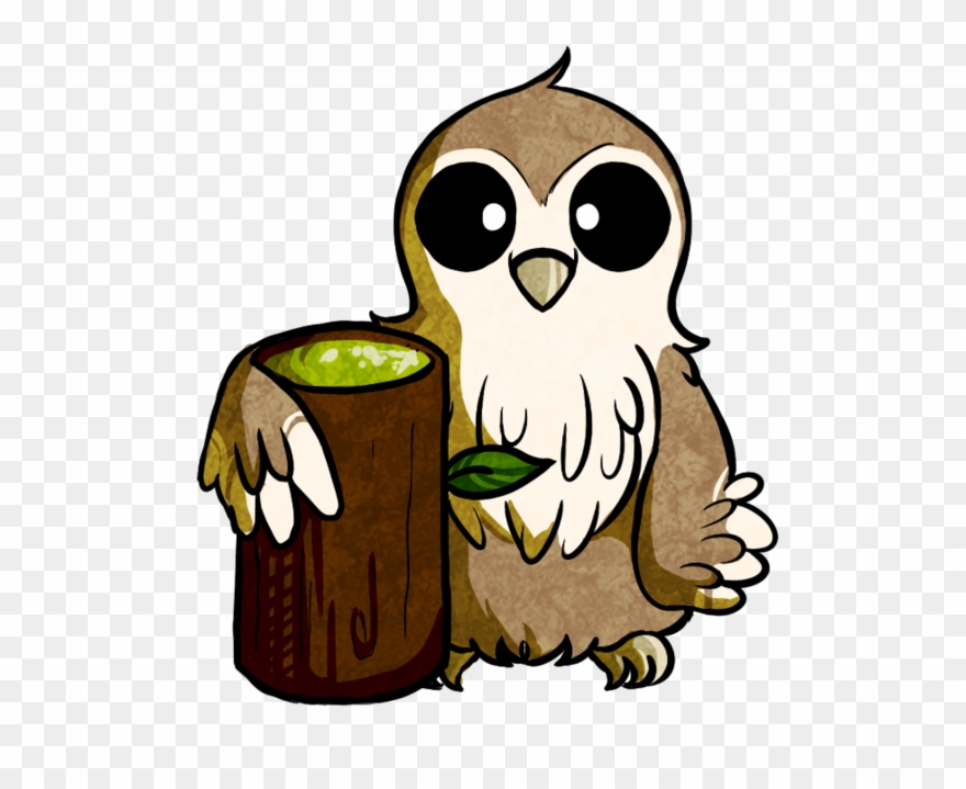 Little Owl With A Beer By Vishnya - Illustration Clipart