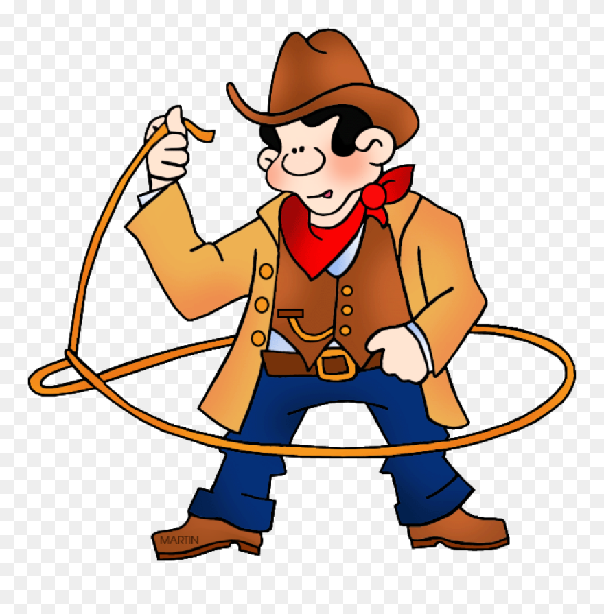 Cowboy Clip Art - Cowboy Clipart Gif - Png Download