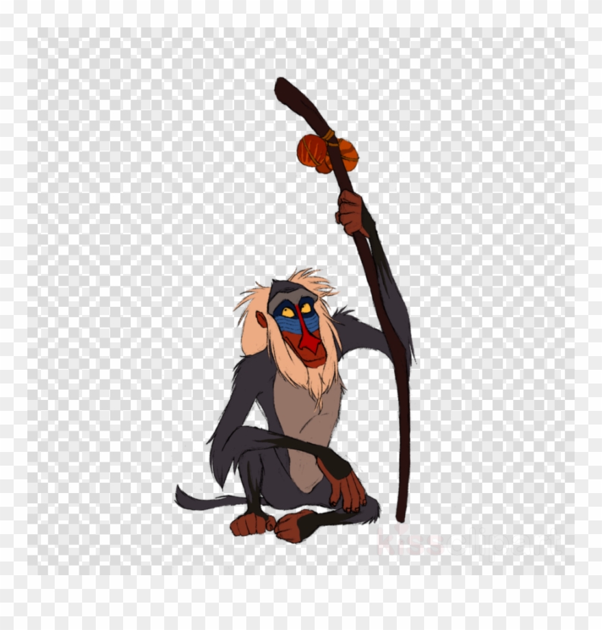 Disney Characters Lion King Rafiki Clipart Rafiki Mufasa - Rafiki The Lion King - Png Download