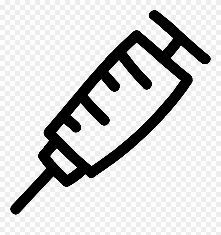 Syringe Hand Drawn Tool Svg Png Icon Free Download - Jeringa Para Pintar Clipart