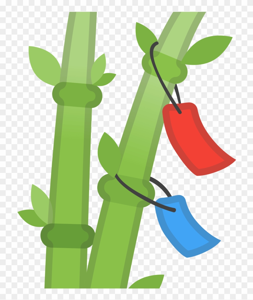 Bamboo Tree Emoji - 🎋 Emoji Meaning Clipart