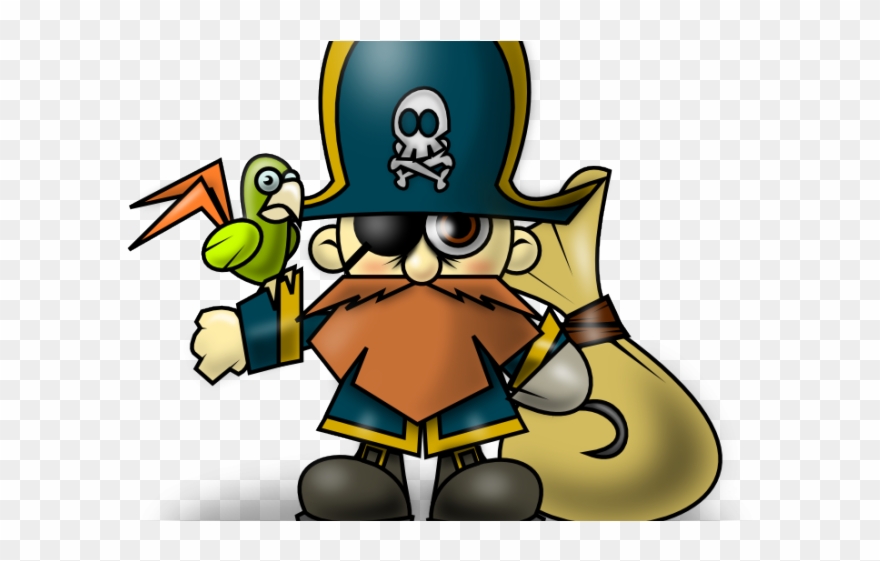 Pirates Of The Caribbean Clipart Compass Rose - Cartoon Pirates - Png Download