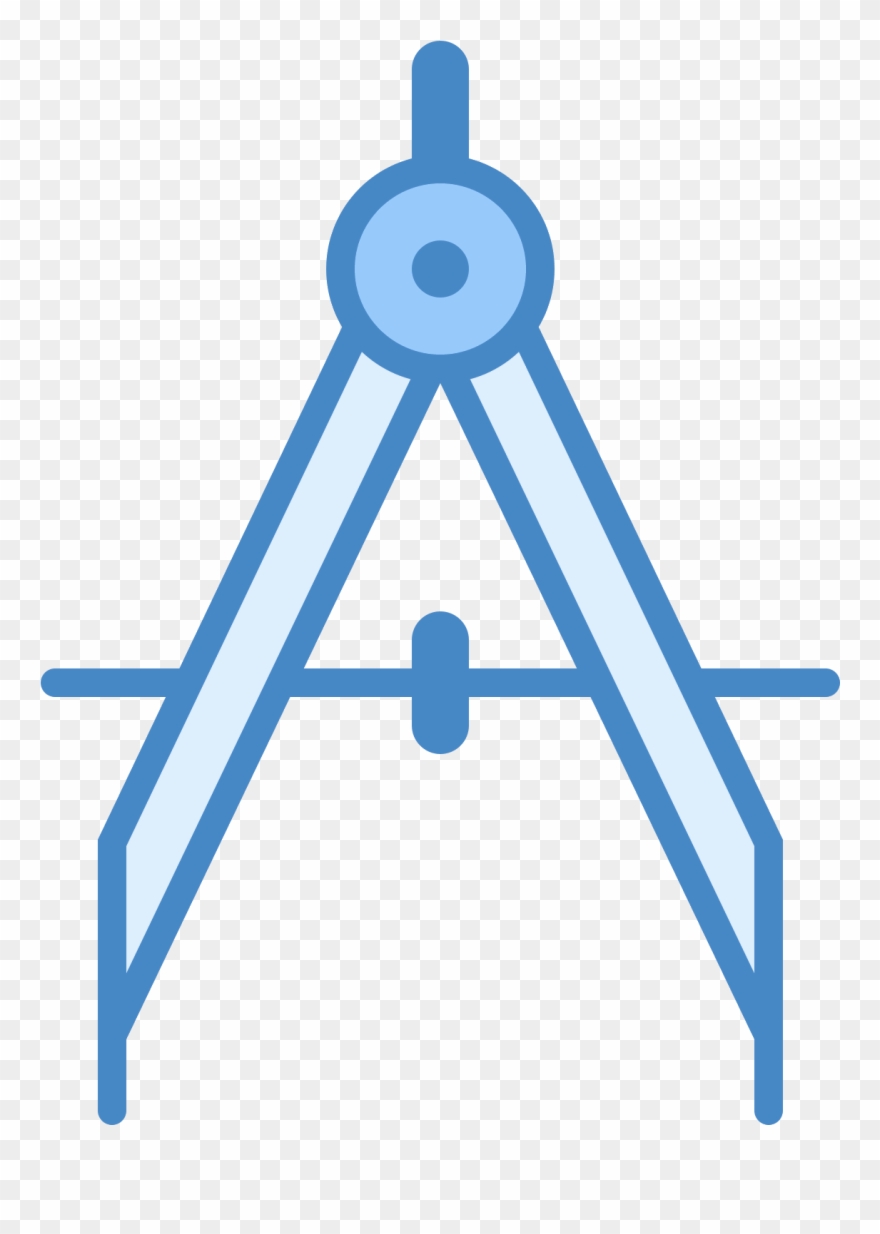 Drawing Compass Icon - Compass Icon Png Clipart