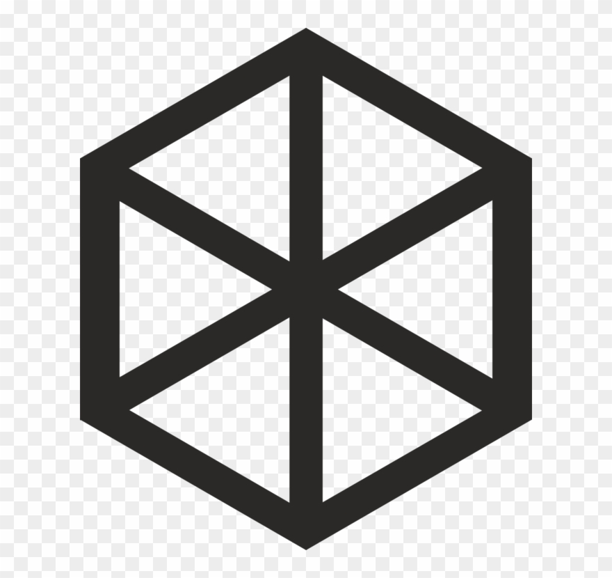 Cube Shape Point Circle Geometry - Air Conditioner Icon Png Clipart
