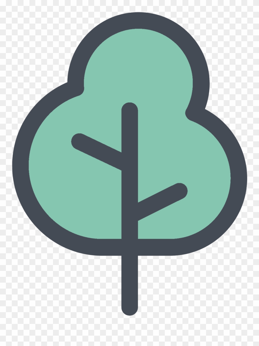 Free Download, Png And Vector - Tree Icon Png Clipart