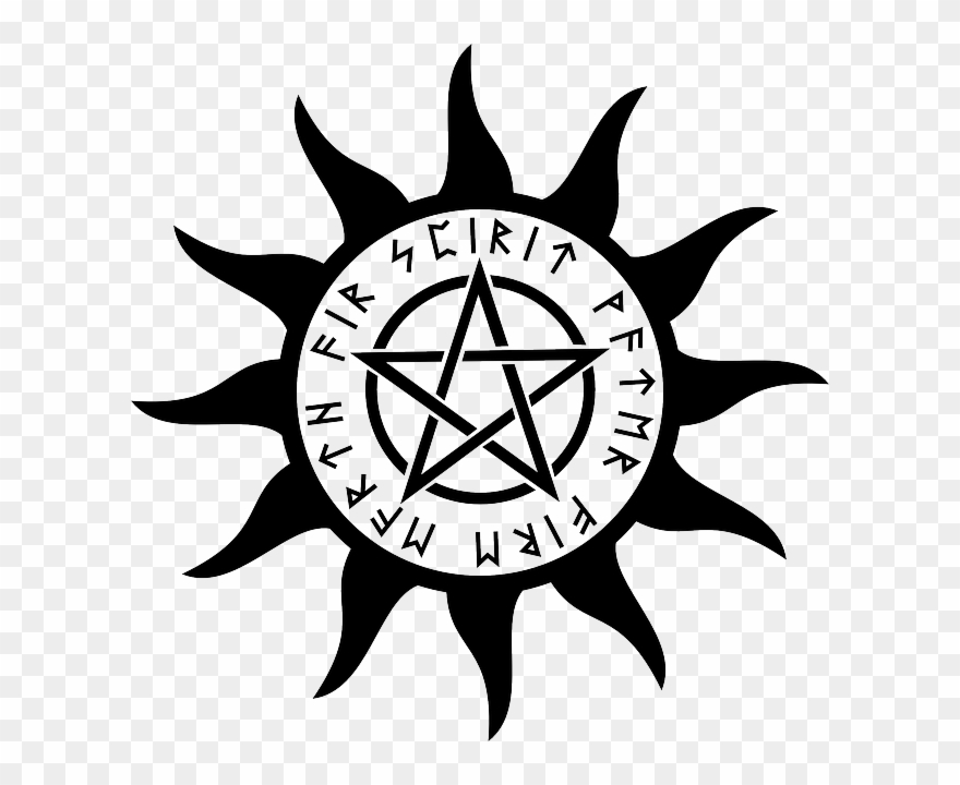 Pentacle Clipart Pagan - Wicca Symbol Png Transparent Png