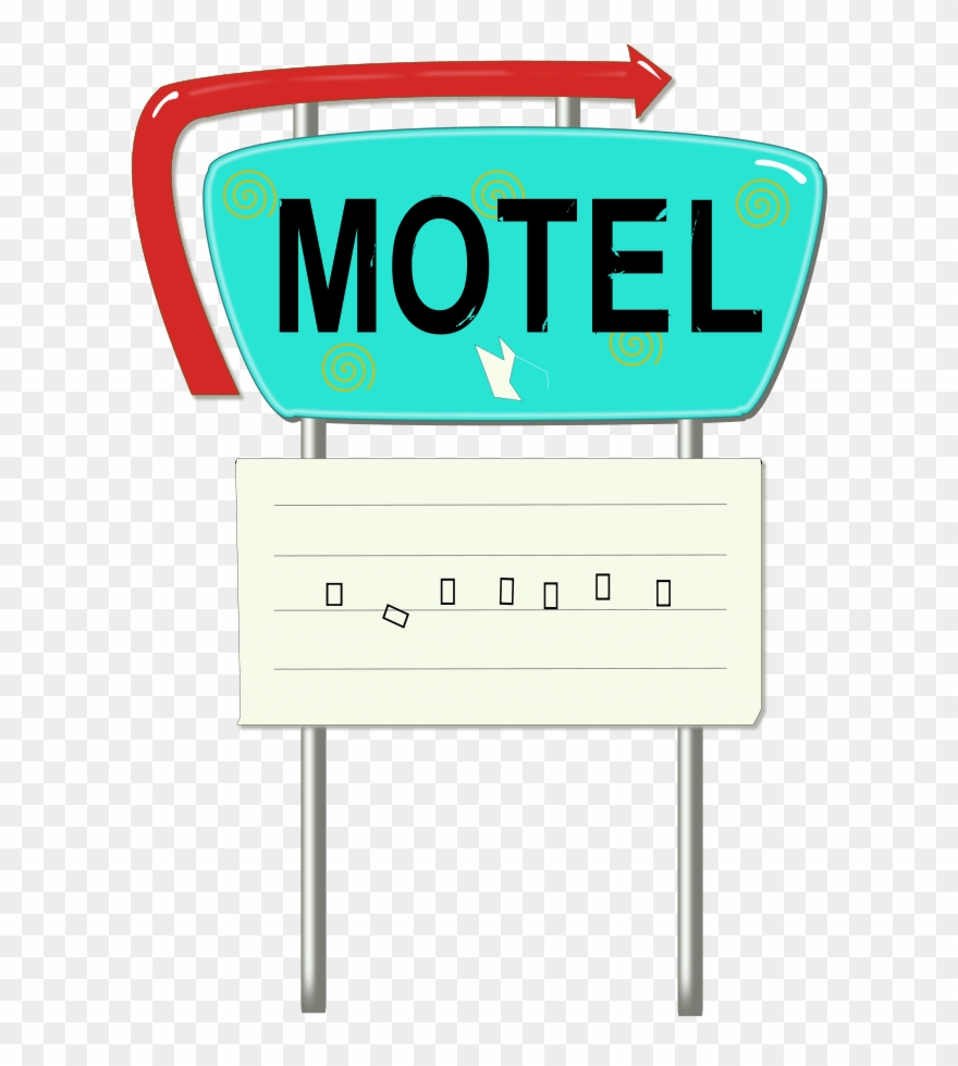 Overnight Accommodations Kandango K2r - Motel Sign Clip Art - Png Download
