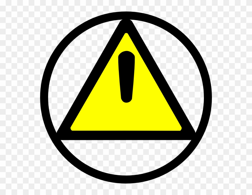 Warning Clip Art At Clker Com Vector Clip Art Online - Factor De Riesgo Dibujo Png Transparent Png