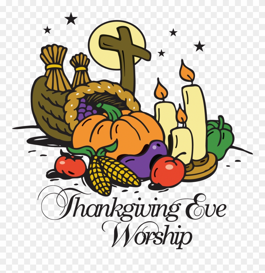Cornucopia Clipart Community Service - Thanksgiving Eve Worship Clip Art - Png Download