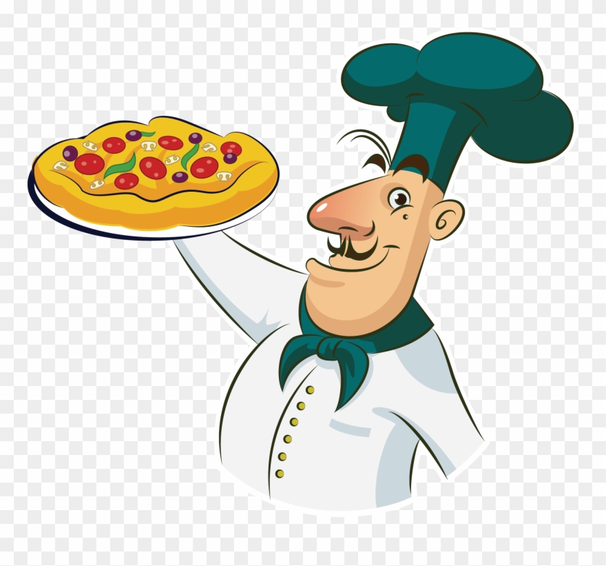 Pizza Chef Cooking Clip Art - Pizza Chefs Clipart - Png Download