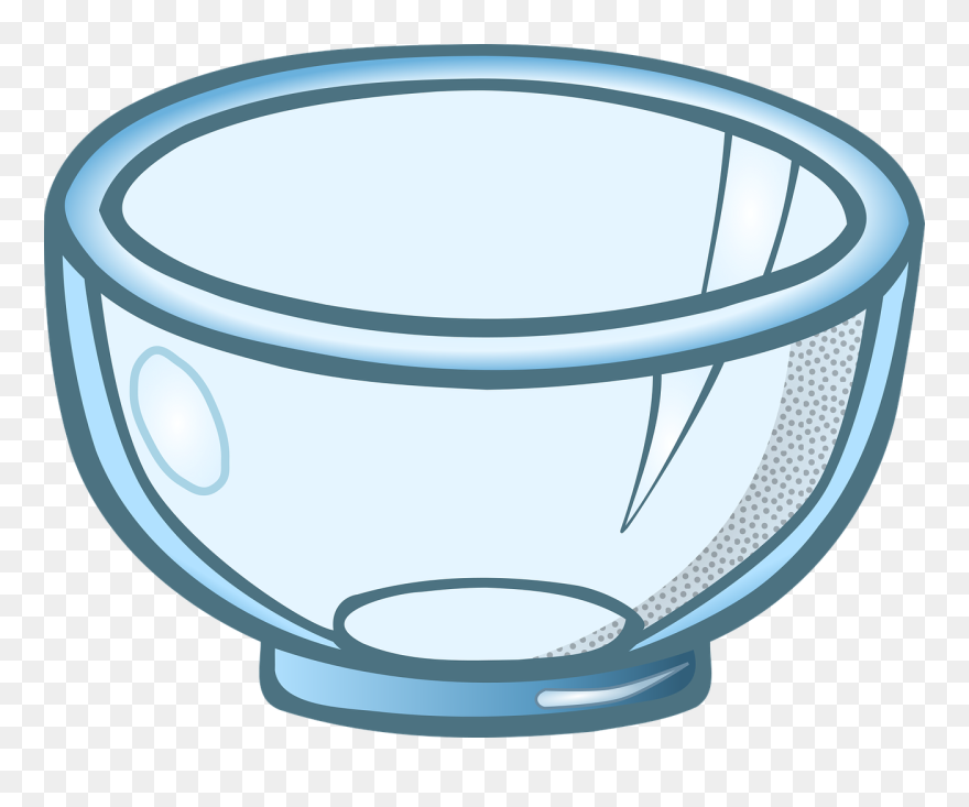 Kitchen Clipart Vessel - Glasschüssel Clipart - Png Download