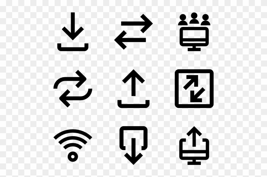 Banner Free Stock Bank Vector Transfer - Data Transfer Vector Icon Clipart