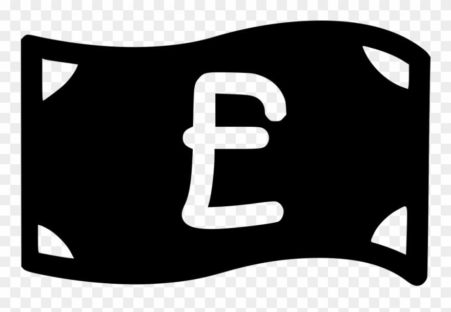 British Pound Cash Bill Comments Clipart