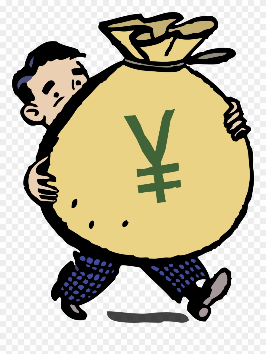 Bag Of Colour Big Image Png - Bag Of Money Clipart