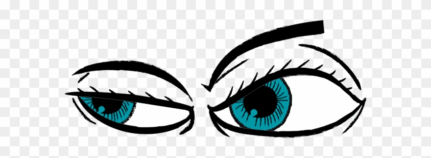 Shifty Eyed Spies Eyes - Sneaky Eyes Clipart