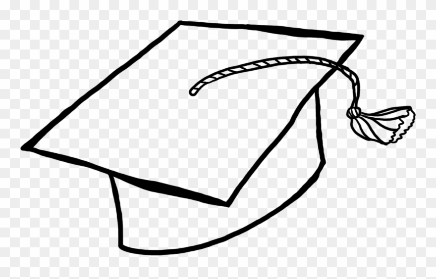 What Your Graduation Cap Says About You - Clip Art White Graduation - Png Download