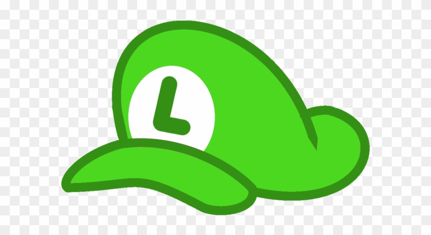 Cap Clipart Mario - Luigi Hat Transparent - Png Download
