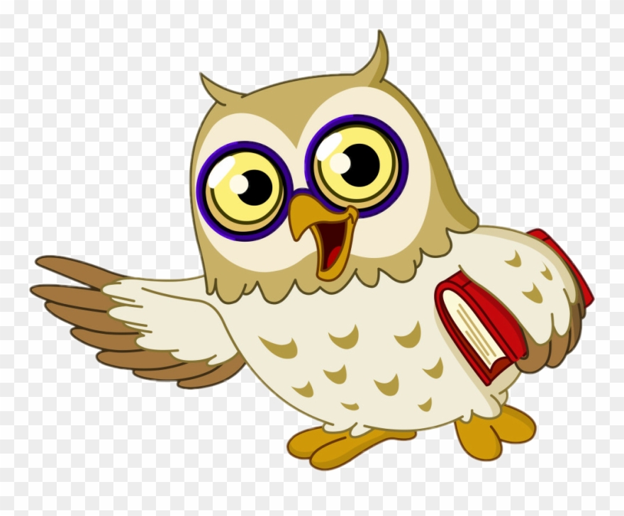 Wise Owl Cartoon Clipart Owl Clip Art - Cartoon Wise Owl - Png Download