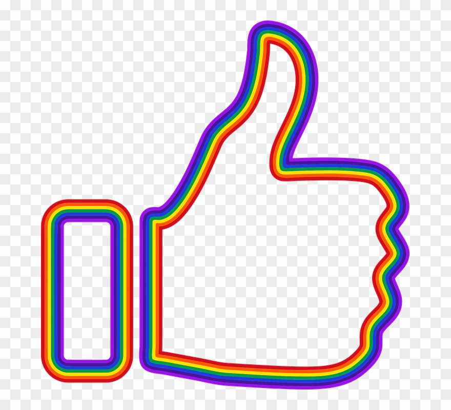 Colorful Diversity Cliparts 5, Buy Clip Art - Dikke Duim - Png Download