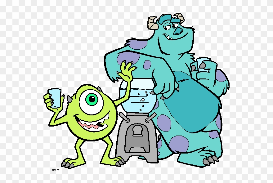 Crazy Clipart Monster - Mike And Sulley Cartoon - Png Download